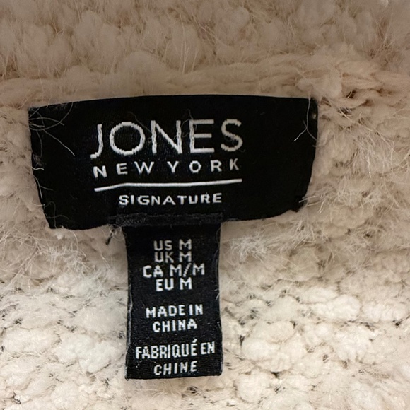 2026 PRICE REDUCTION: NWOT JONES NY PUFFY SWEATER, MEDIUM - Picture 7 of 8